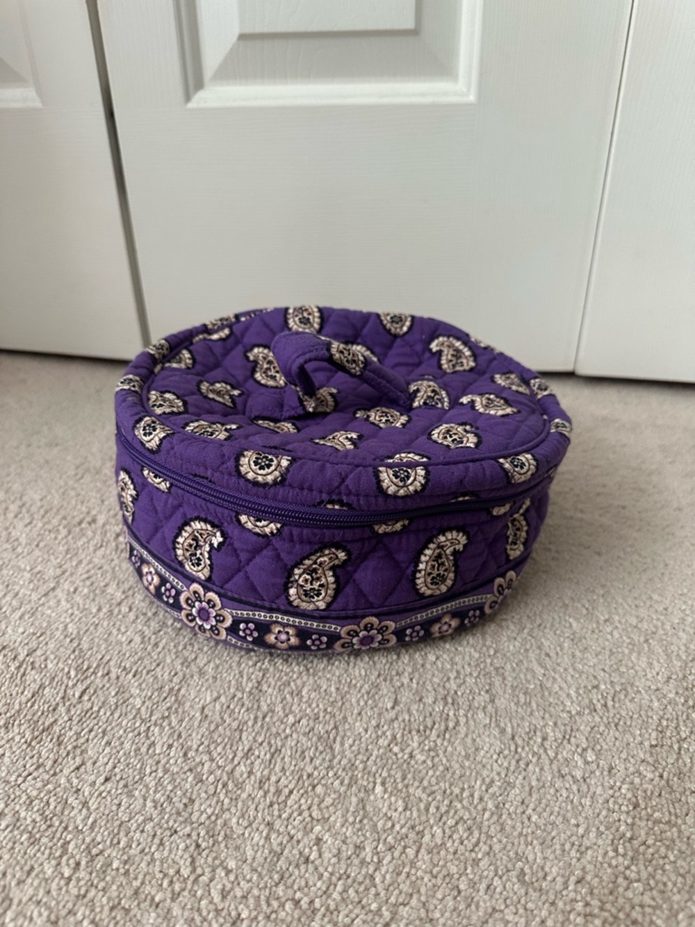 Vintage Vera Bradley nail polish travel case/holder